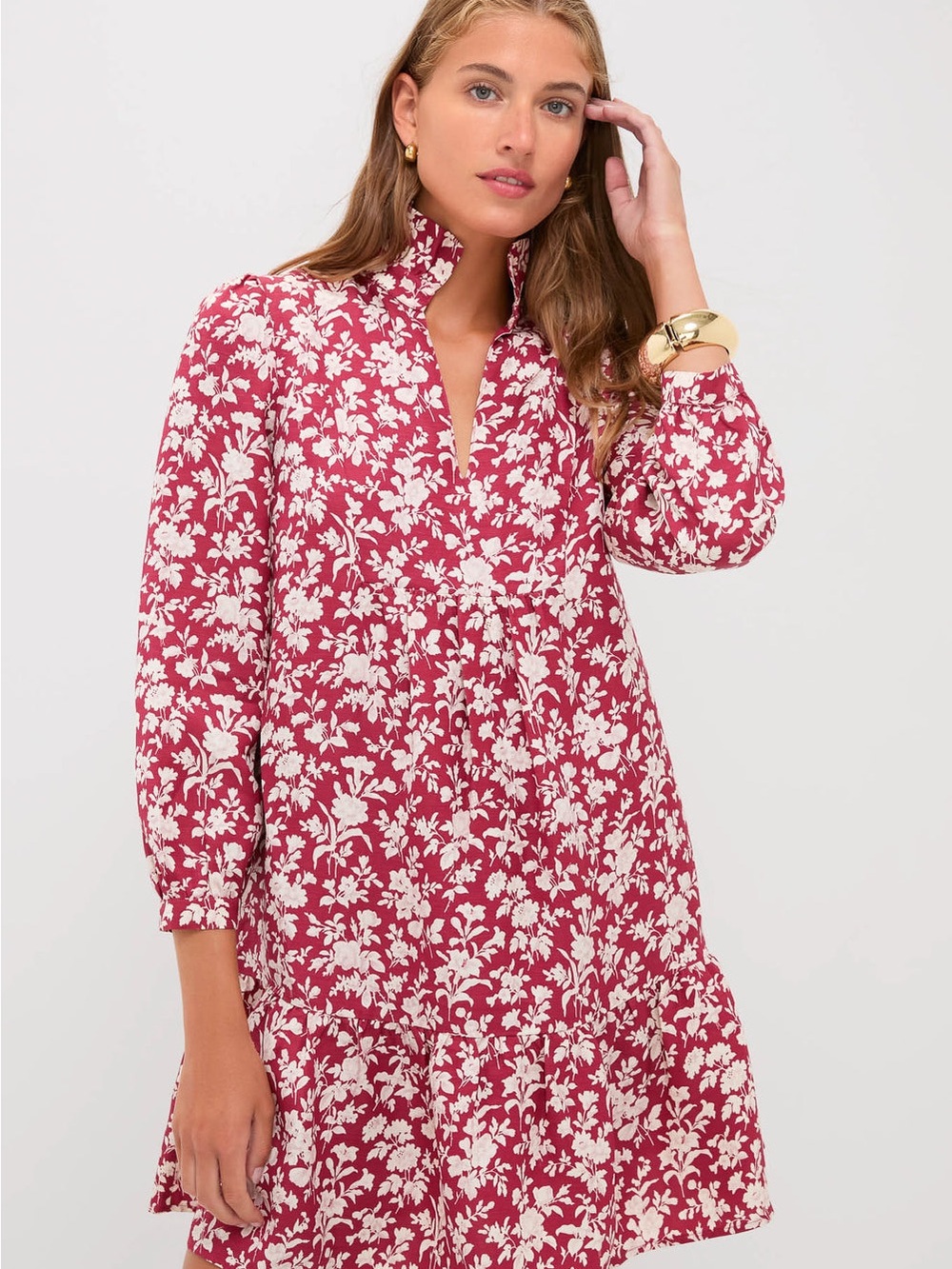 Tuckernuck Pomegranate Bloom Palmerston Dress XXS